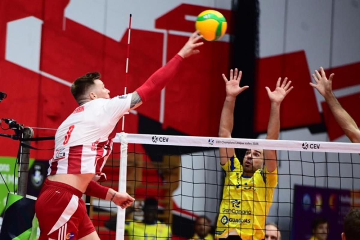 Δεύτερη ήττα και αποκλεισμός για τον Ολυμπιακό από το CEV Champions League