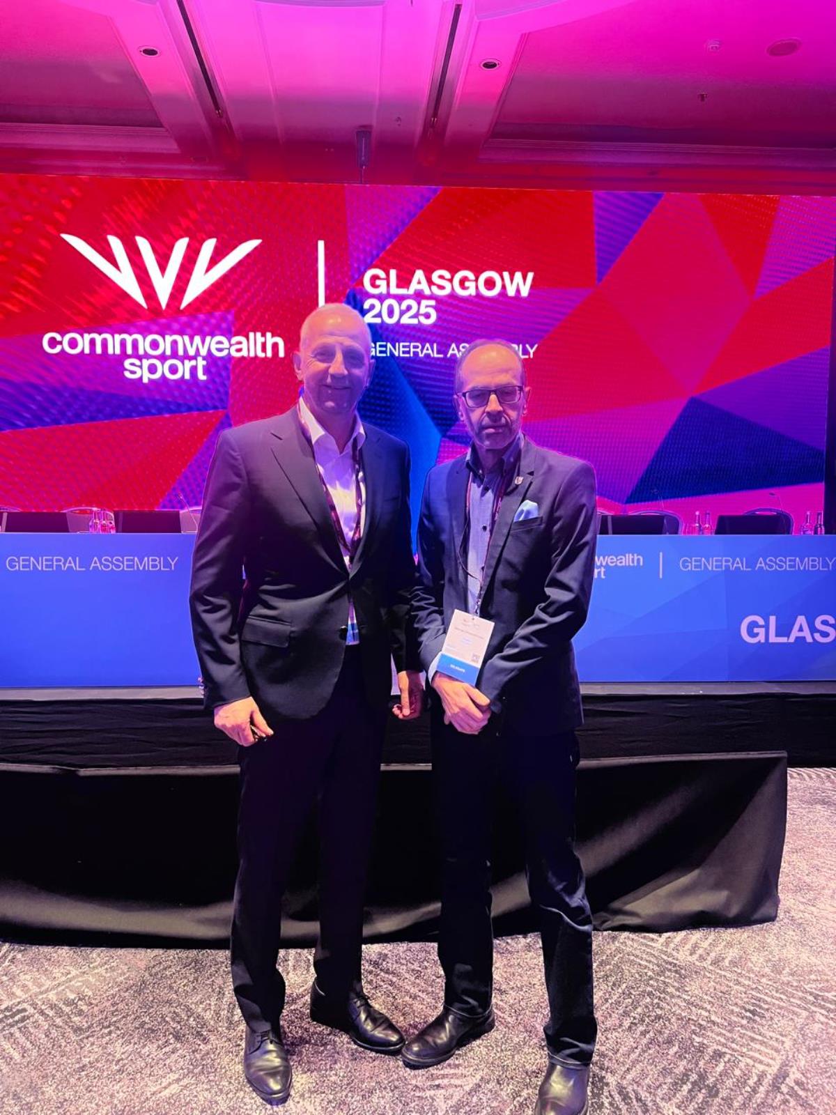 Γενική Συνέλευση Κοινοπολιτειακών Αγώνων στην παρουσία του Προέδρου και του Γενικού Γραμματέα της Κυπριακής Επιτροπής Κοινοπολιτειακών Αγώνων