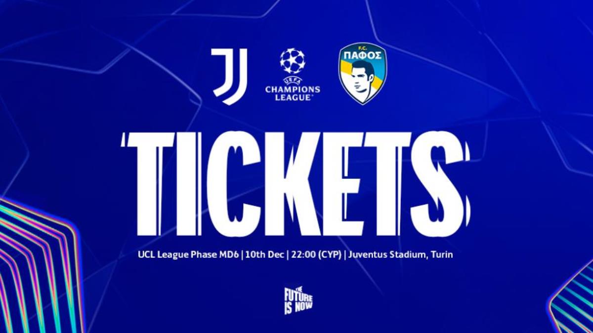 Πληροφορίες για τα εισιτήρια με Γιουβέντους