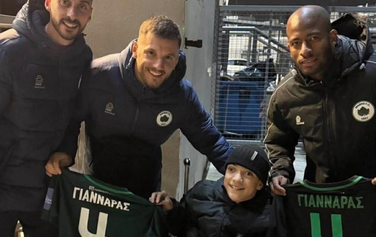 Όμορφη κίνηση από τη Μαρκό προς τον μικρό Γιαννάκη!