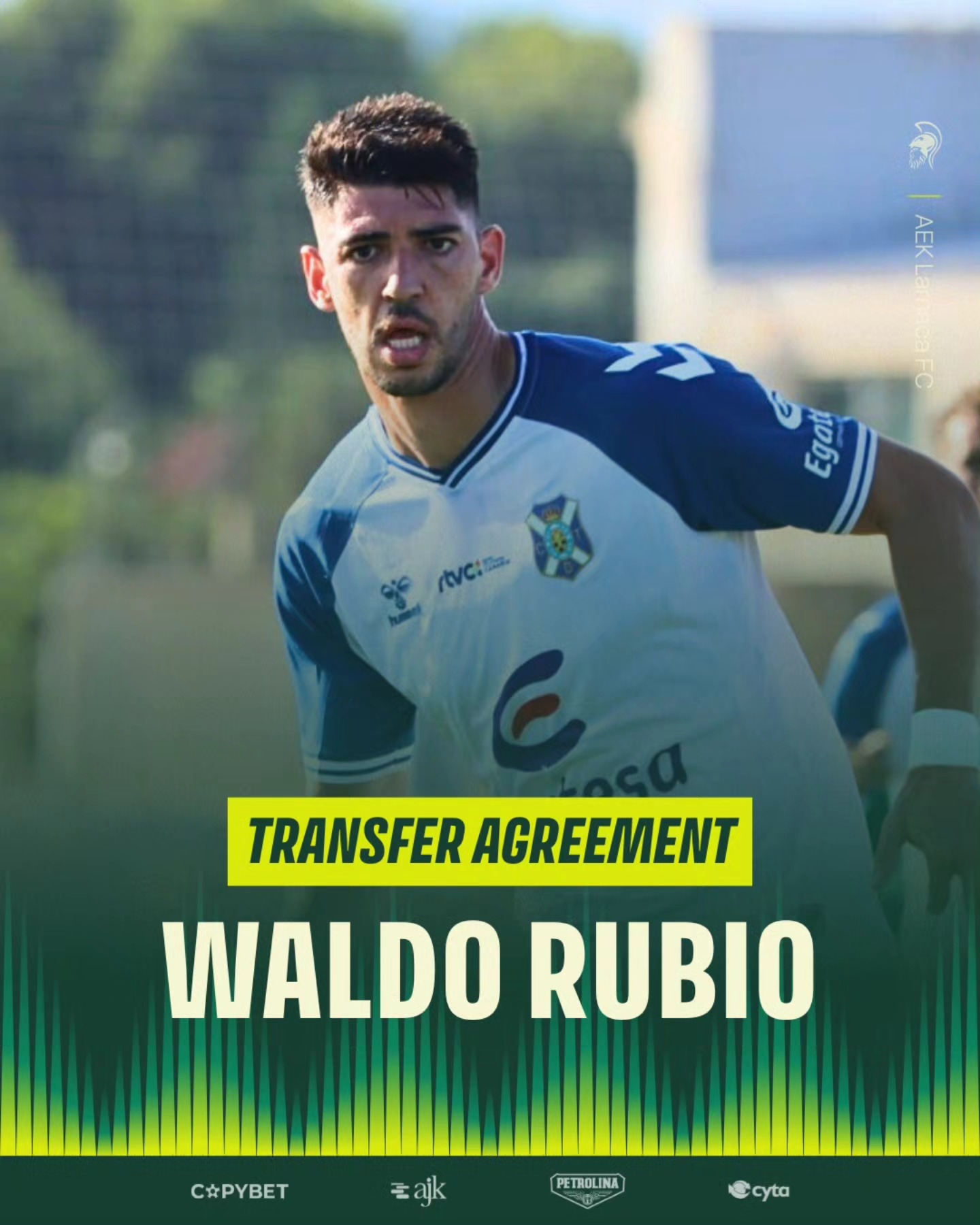 Η ΑΕΚ ανακοίνωσε τον ακραίο επιθετικό Waldo Rubio