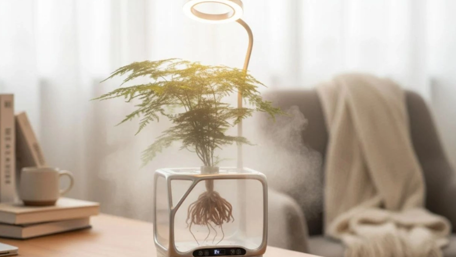 Η γλάστρα του μέλλοντος: Καλλιεργεί φυτά στον αέρα, χωρίς χώμα και νερό (BINTEO)