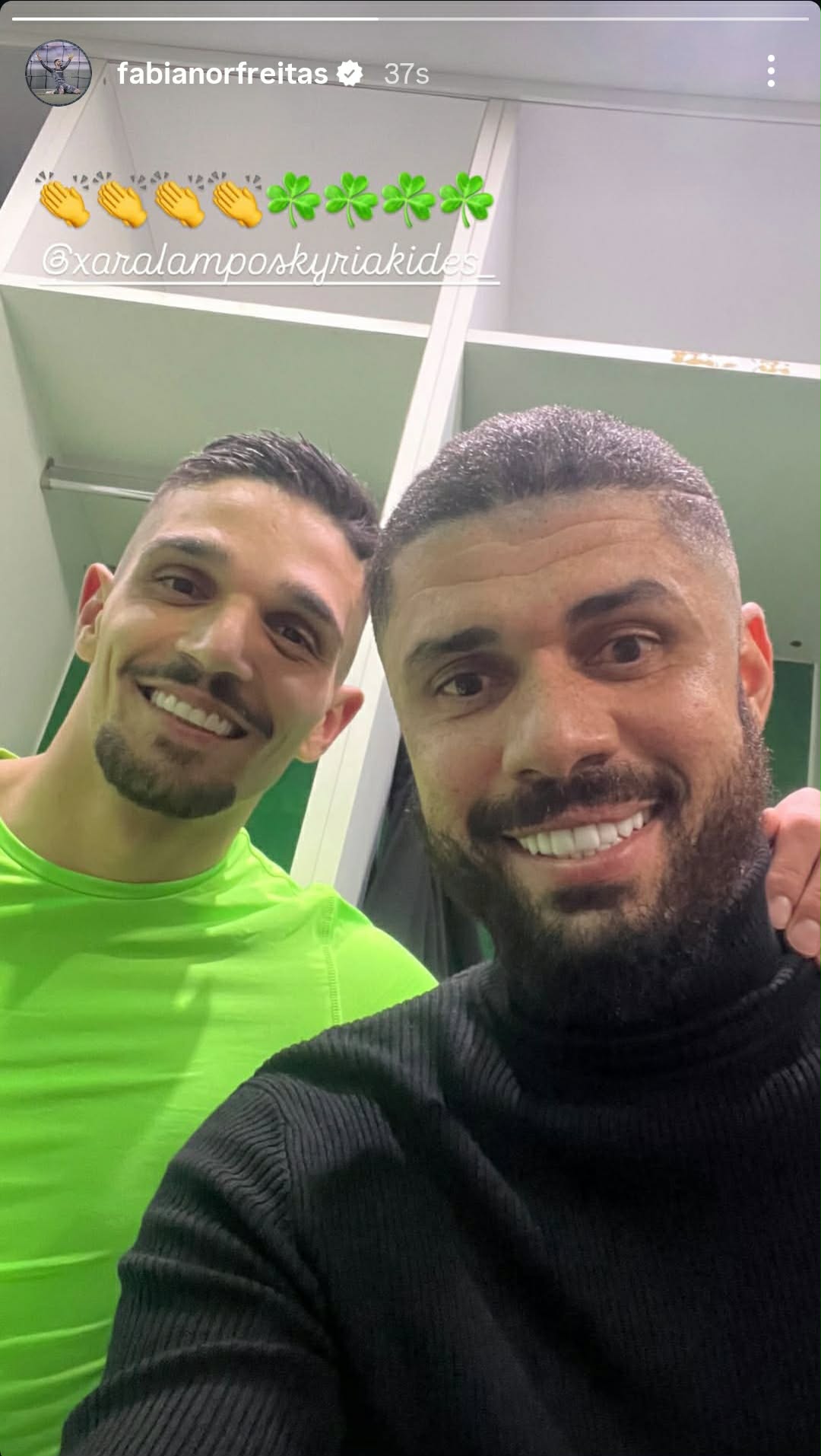 Φαμπιάνο με Κυριακίδη και... ΠΟΣΤ με νόημα μετά την ΑΕΚ! (ΦΩΤΟΓΡΑΦΙΑ)