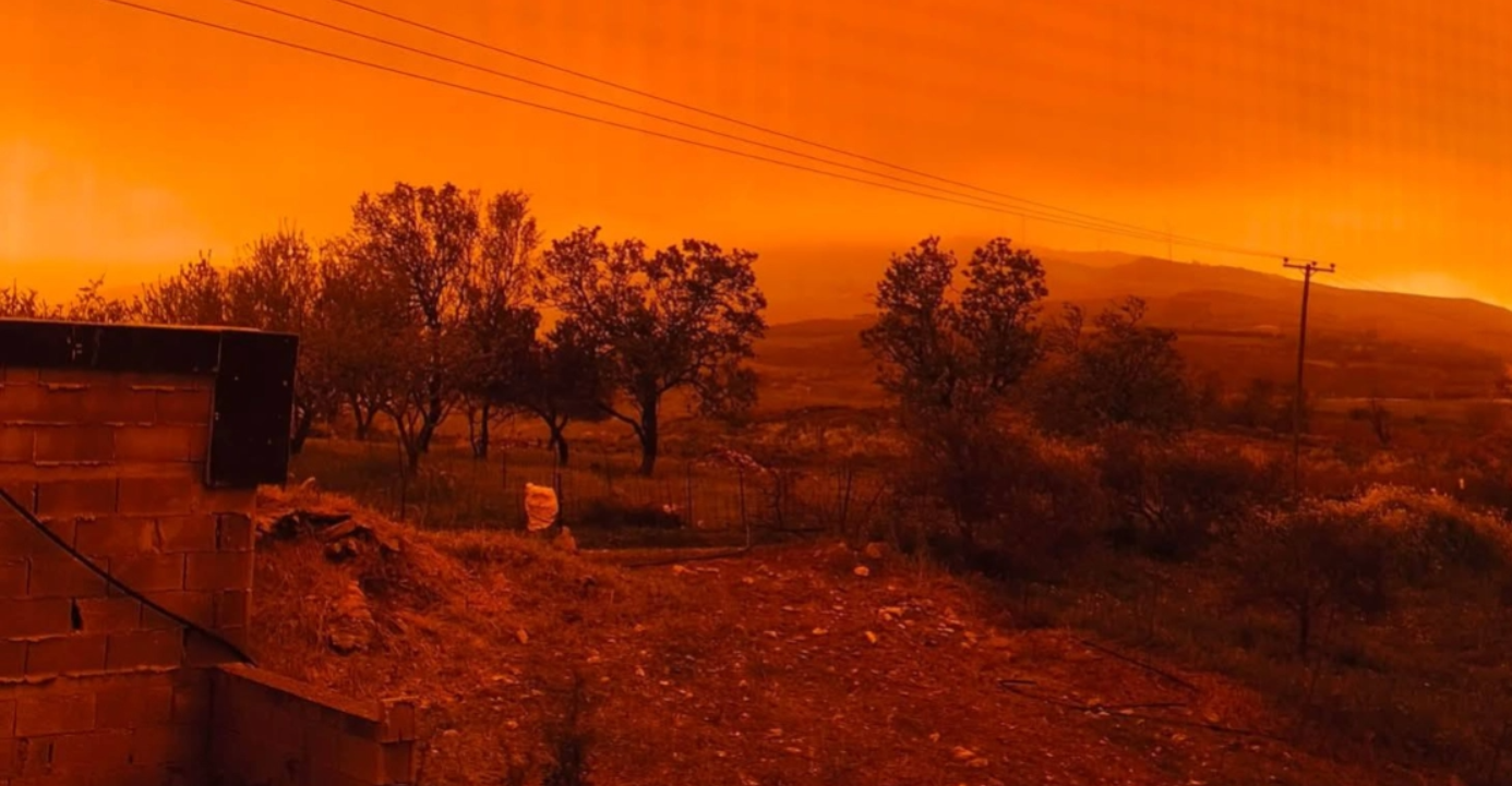 Απόκοσμες εικόνες στην Κρήτη: Κιτρίνισαν από τη σκόνη Ηράκλειο και Ρέθυμνο