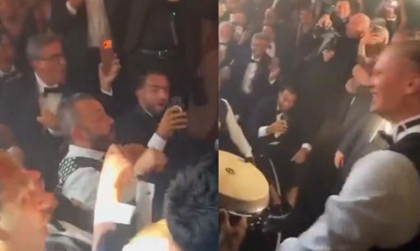 Θεότρελος Χάαλαντ, τους έβαλε όλους για... κουπί, στον γαμό του Ντοναρούμα! (βΙΝΤΕΟ)