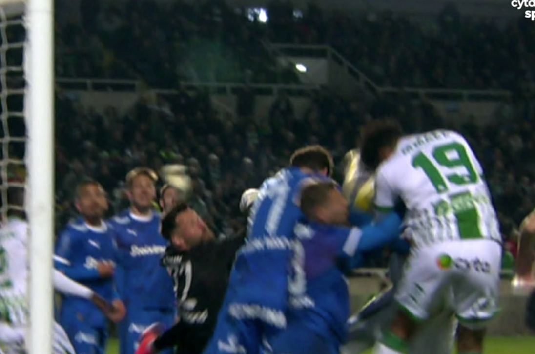 Ο λόγος που ακυρώθηκε το γκολ της Ομόνοιας (ΦΩΤΟΓΡΑΦΙΑ)