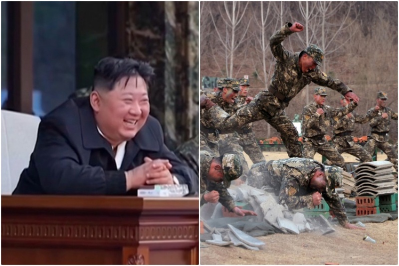 Τρομακτικό: Βορειοκορεάτες στρατιώτες σπάνε τσιμέντο με το... κεφάλι (!) τους σε επίδειξη ισχύος μπροστά στον Κιμ Γιονγκ Ουν (ΒΙΝΤΕΟ)
