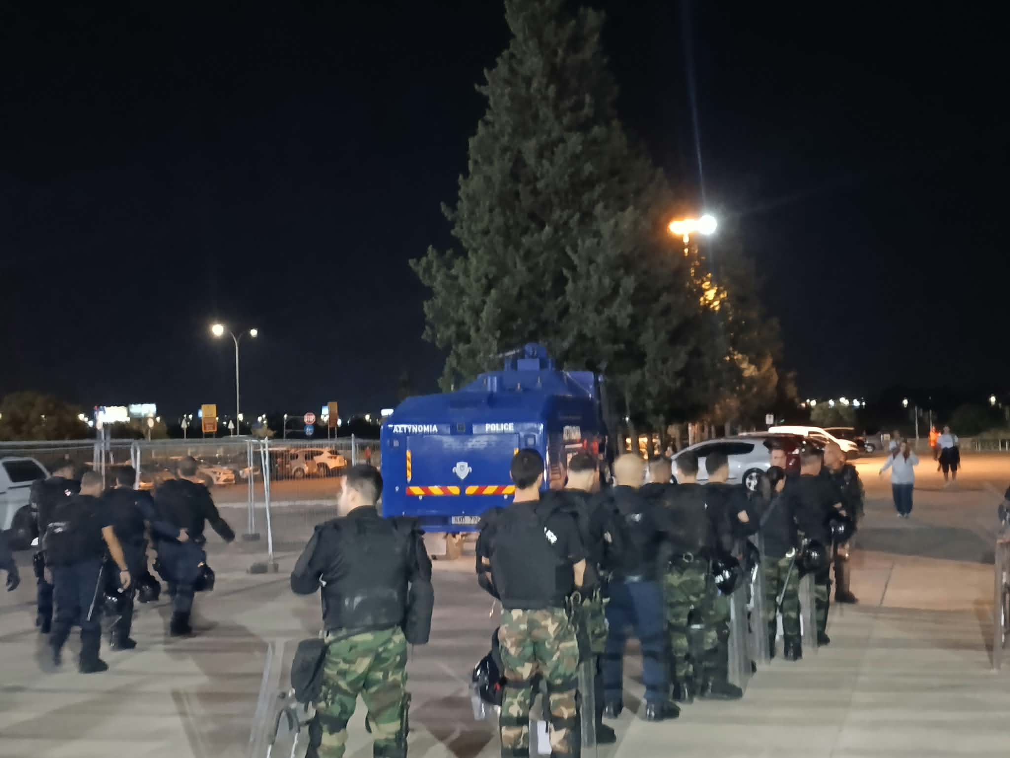 Στο ΓΣΠ και ο Αίαντας - Ισχυρές αστυνομικές δυνάμεις για το Ομόνοια - Μπενφίκα (ΦΩΤΟΓΡΑΦΙΕΣ)