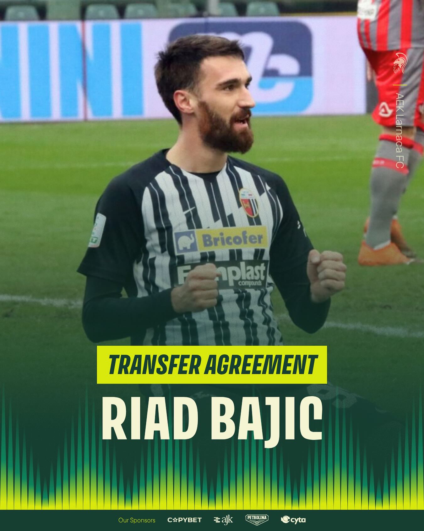 ΑΕΚ: ΑΝΑΚΟΙΝΩΣΕ τον Riad Bajic ΑΕΚ: ΑΝΑΚΟΙΝΩΣΕ τον Riad Bajic