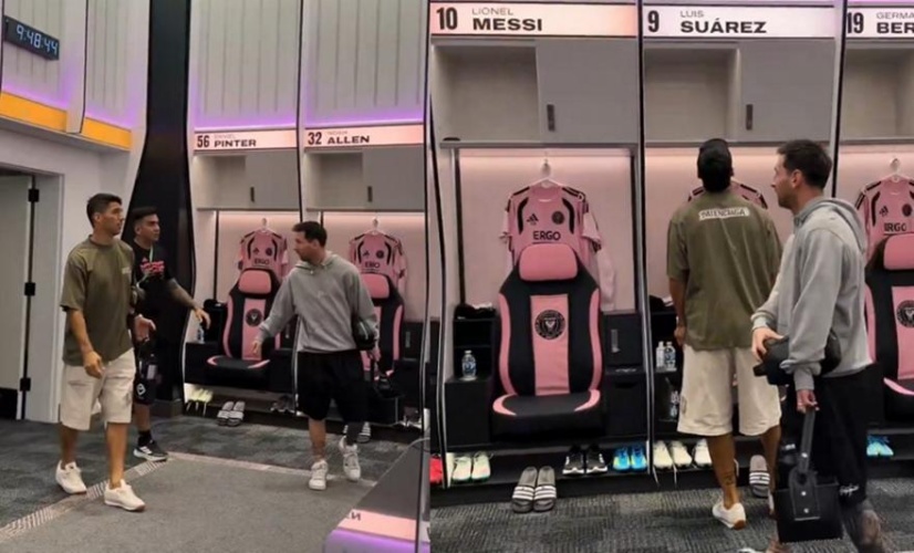 «Χάζεψε» και ο Μέσι με τα νέα, υπερσύγχρονα αποδυτήρια της Ίντερ Μαϊάμι! (ΒΙΝΤΕΟ)