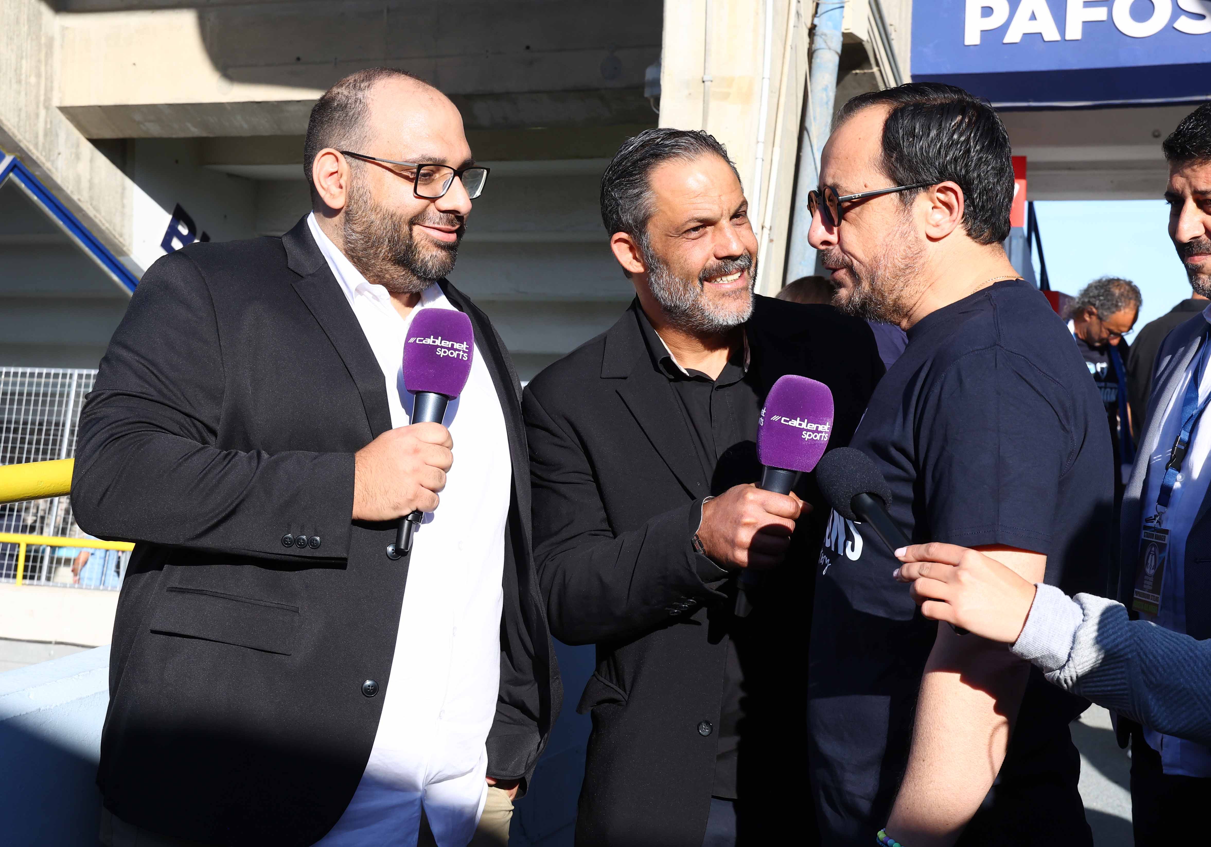 «Είμαι εδώ σαν Πρόεδρος και σαν φίλαθλος»