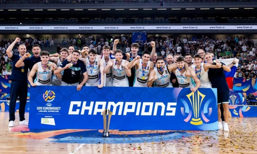 Διέλυσε την Σερβία και πήρε το Eurobasket U20 η οικοδέσποινα Σλοβενία