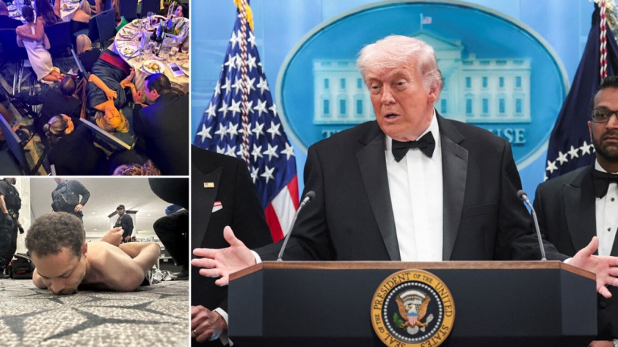 ΤΡΑΜΠ: «Ένοπλος επιχείρησε να εισβάλει στο δείπνο, τον εξουδετέρωσε η Μυστική Υπηρεσία» - ΒΙΝΤΕΟ της επίθεσης από τις κάμερες ασφαλείας