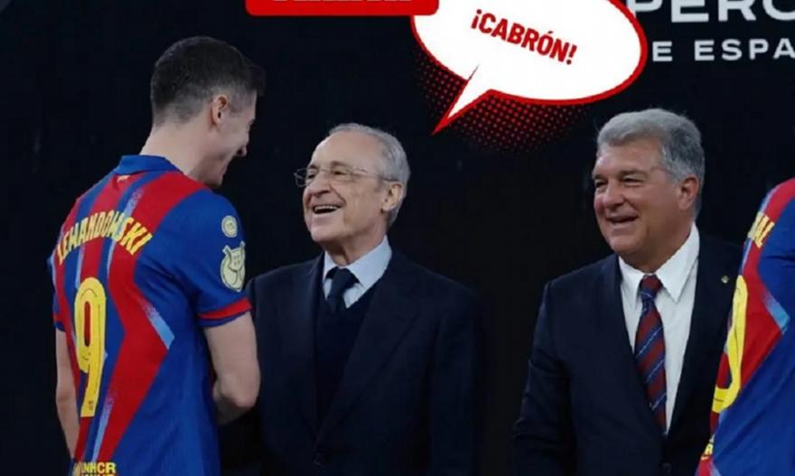 Φλορεντίνο Πέρεθ σε παίκτη της Μπαρτσελόνα: «Μπάσταρδε!»