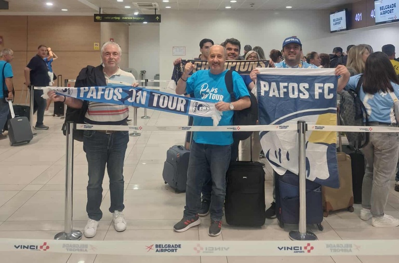 Αποθέωση των παικτών της Πάφου στο αεροδρόμιο του Βελιγραδίου! (ΒΙΝΤΕΟ)