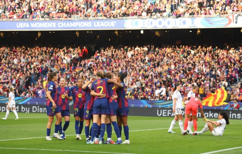 Μπαρτσελόνα-Ρεάλ Μαδρίτης 6-0: Της έκοψε... απόδειξη και προκρίθηκε πανηγυρικά στα ημιτελικά του Champions League γυναικών!