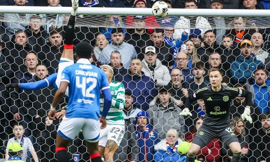  Απίθανο γκολ στο Ρέιντζερς-Σέλτικ από τον Τσερμίτι - ΒΙΝΤΕΟ