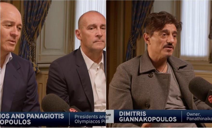 Οι δηλώσεις Αγγελόπουλων και Γιαννακόπουλου για τη συνάντηση στο Κόμο (ΒΙΝΤΕΟ)