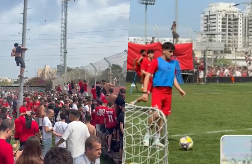 Ντόπες πριν το ντέρμπι: ΧΑΜΟΣ και σύνθημα για Λοΐζου στην προπόνηση της Χάποελ! (ΒΙΝΤΕΟ)