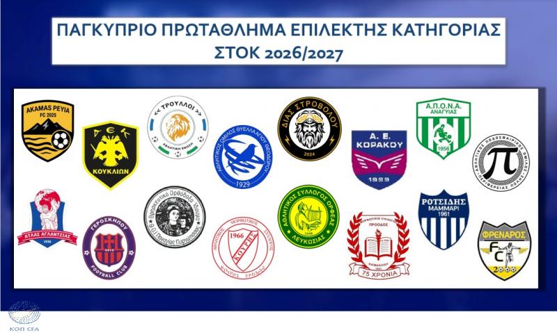 Επίλεκτη Κατηγορία ΣΤΟΚ 2026-27: Πρόγραμμα, έδρες και τρόπος διεξαγωγής