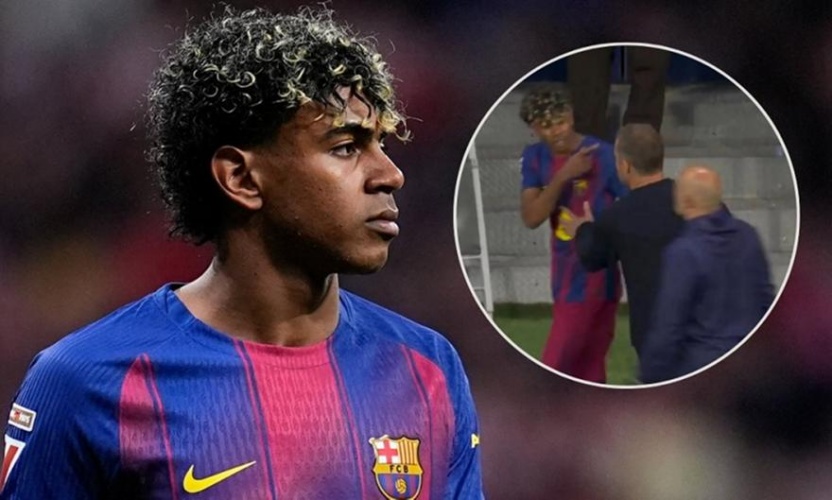 ΕΞΑΛΛΟΣ με συνεργάτη του Φλικ ο Γιαμάλ: Ο λόγος που ξέσπασε μετά το Ατλέτικο-Μπαρτσελόνα (ΒΙΝΤΕΟ)