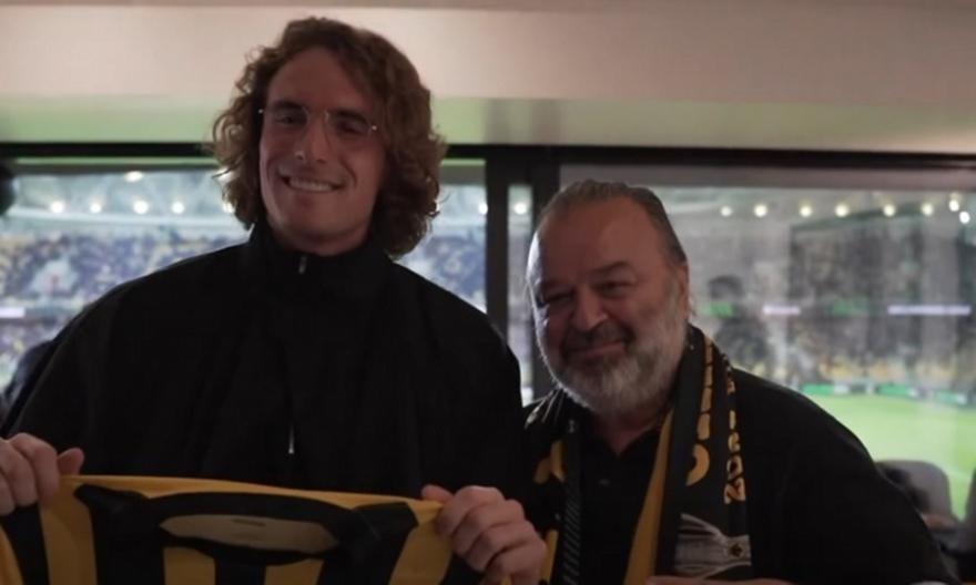 Τσιτσιπάς για OPAP Arena: «Με το που μπήκα μου σηκώθηκε η τρίχα – Μέρος του DNA μου η ΑΕΚ»! (ΒΙΝΤΕΟ)