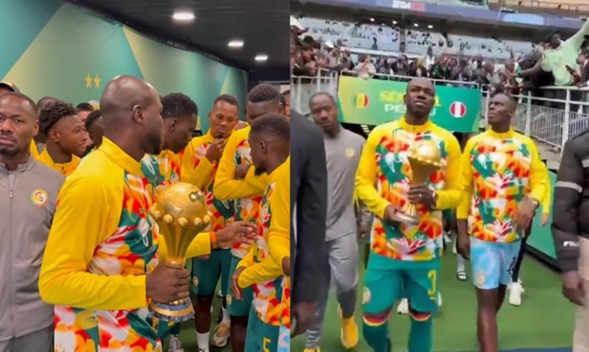 Τους «γλεντάνε» οι Σενεγαλέζοι: Επιδεικνύουν το τρόπαιο του Κυπέλλου Εθνών Αφρικής κι ας μην τους αναγνωρίζει η CAF ως θριαμβευτές! (ΒΙΝΤΕΟ)