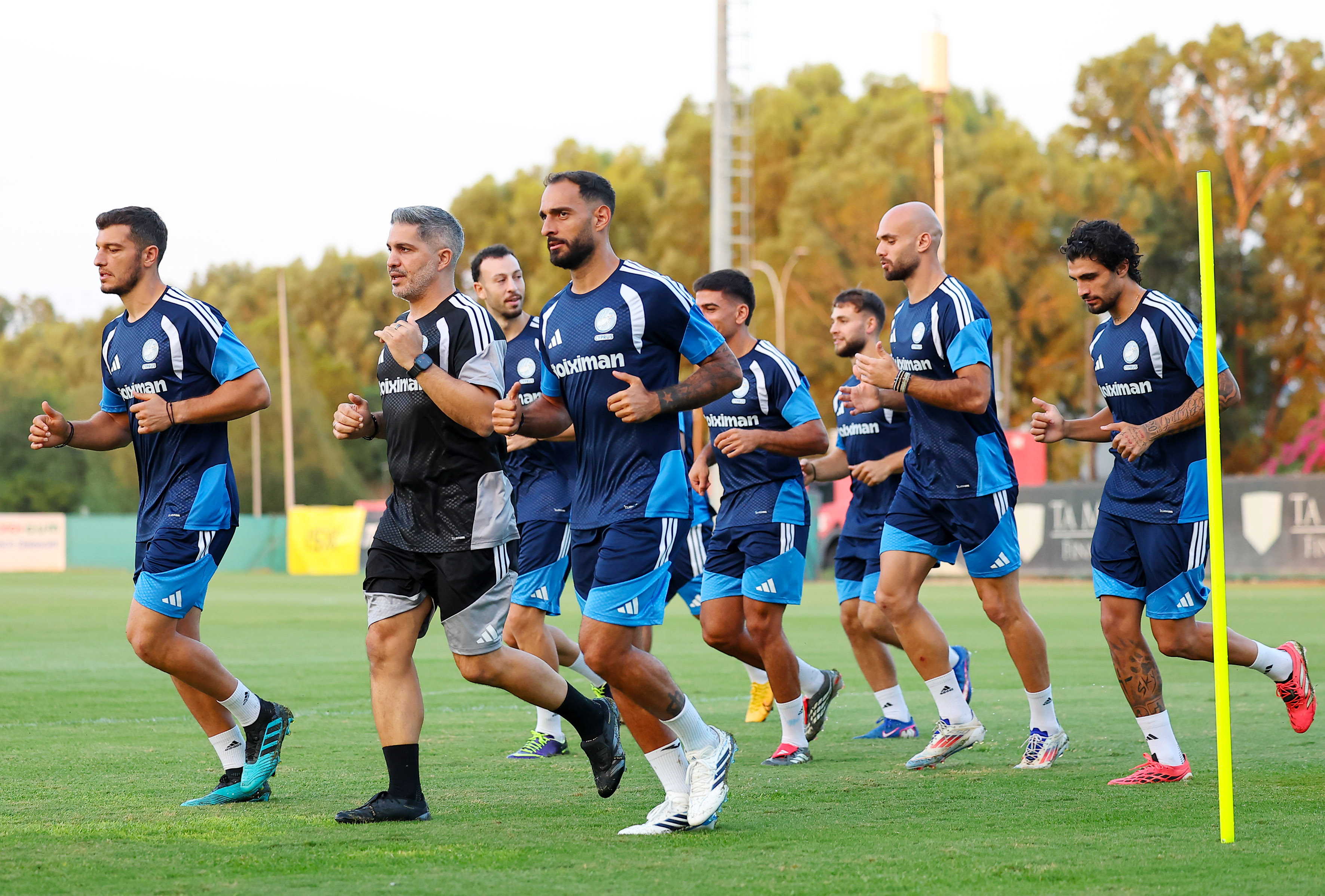 Φωτογραφίες από την προπόνηση της Εθνικής μας
