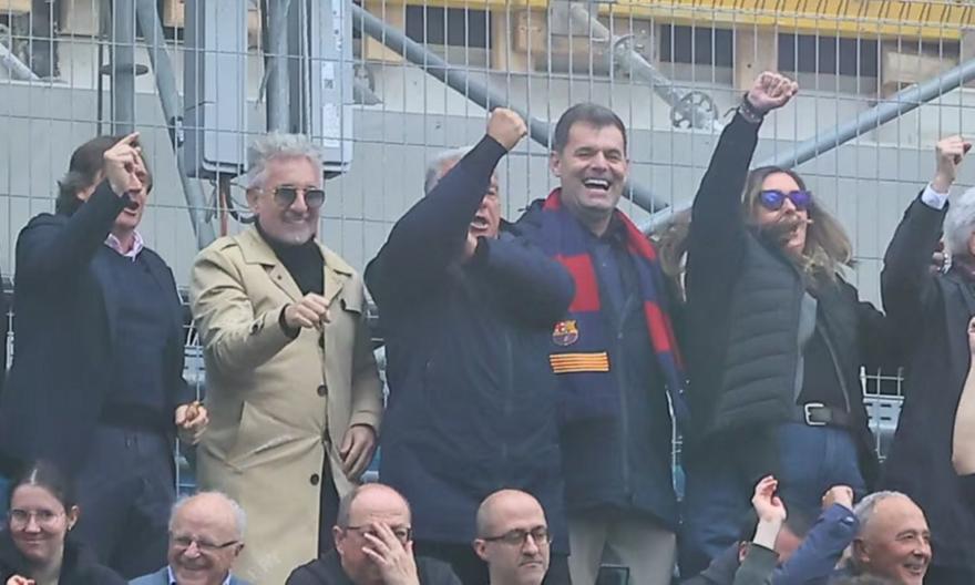 Πρόεδρος σε ρόλο οπαδού: Ο Λαπόρτα έκανε χειρονομίες και χοροπηδούσε σαν οπαδός στο Μπαρτσελόνα-Βιγιαρεάλ