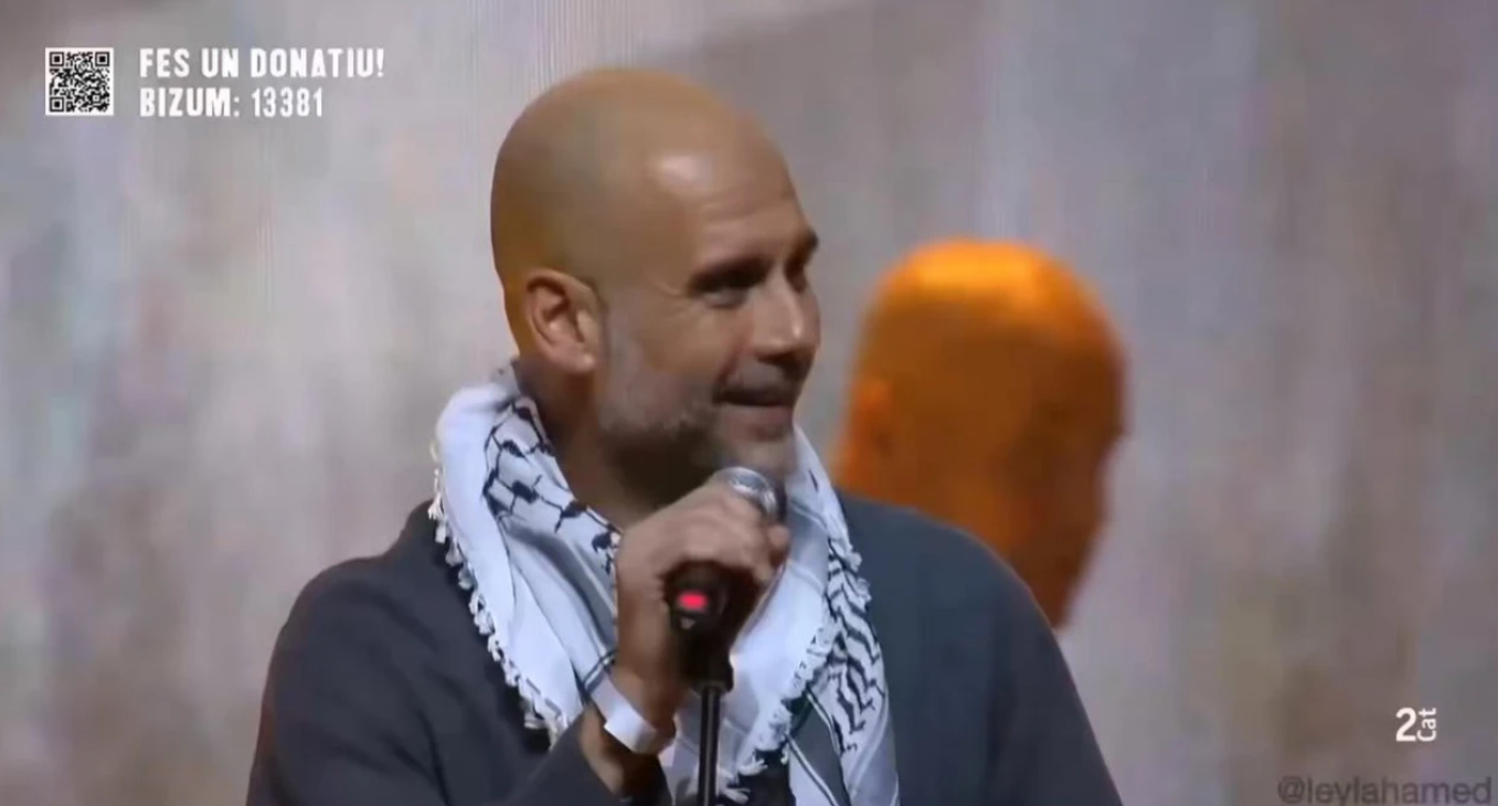 Η συγκινητική ομιλία του Γκουαρδιόλα υπέρ της Παλαιστίνης: «Δείχνουμε ανοιχτά ότι είμαστε με τους πιο αδύναμους»