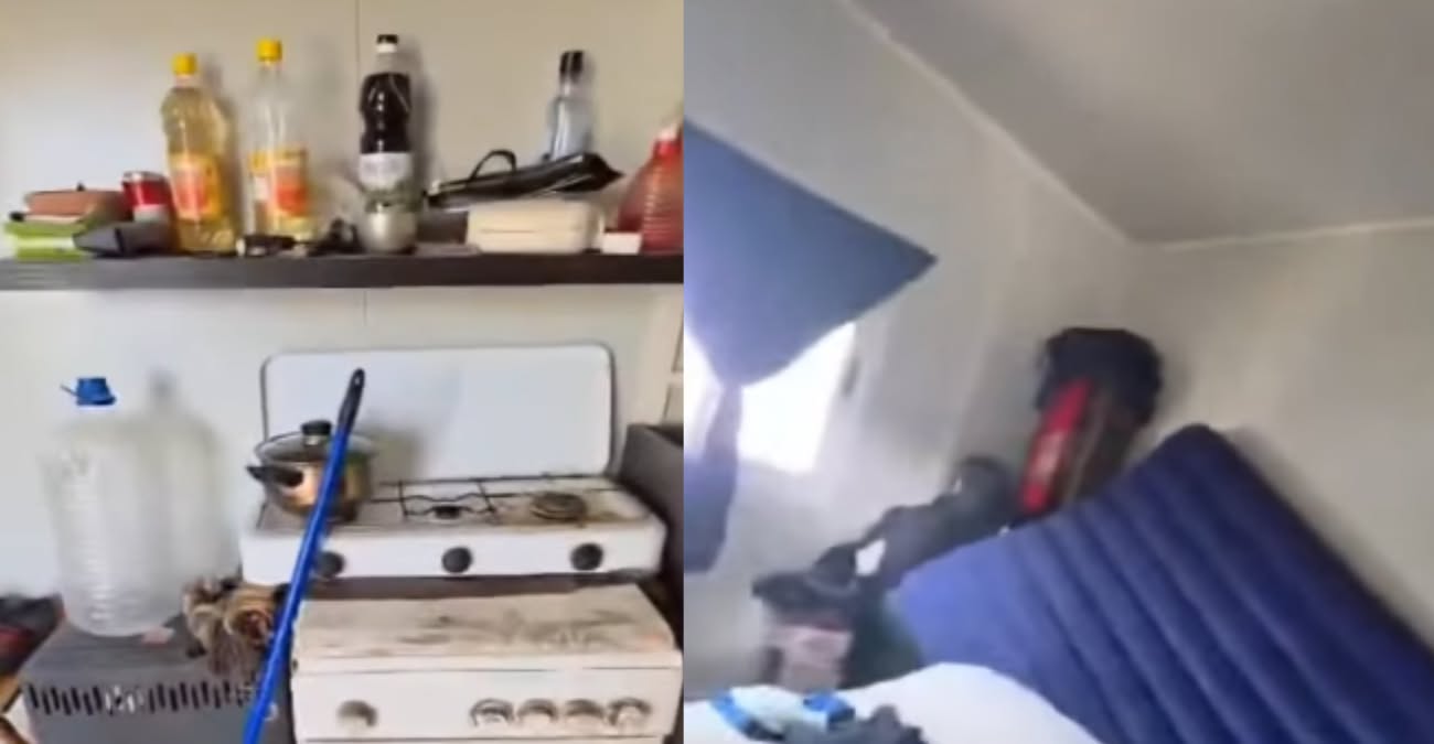 Συγκλονιστικό βίντεο: 19χρονος στην Κύπρο ζει μόνος σε λυόμενο στο βουνό χωρίς ρεύμα και νερό – Κάθε μέρα κουβαλά στους ώμους μπουκάλες για να πλυθεί