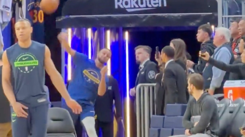 Κάρι: Μυθικό trick shot και δεν είναι... Α.Ι.  (ΒΙΝΤΕΟ)