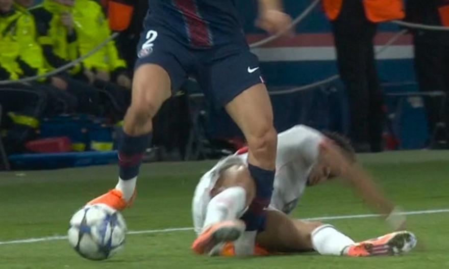 Φρικιαστικός τραυματισμός για τον Χακίμι (BINTEO)