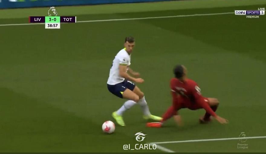 Ο Πέρισιτς ξάπλωσε τον Φαν Ντάικ (BINTEO)