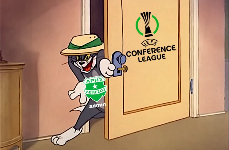 ΕΠΙΚΟ ποστ Άρη για το εισιτήριο στο Conference με φωτό από… Tom and Jerry!