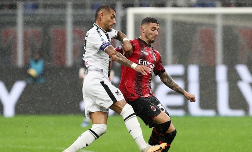 Έκανε σεφτέ η Ουντινέζε και υποχρέωσε σε μέγα κάζο τη Μίλαν μέσα στο «Σαν Σίρο»