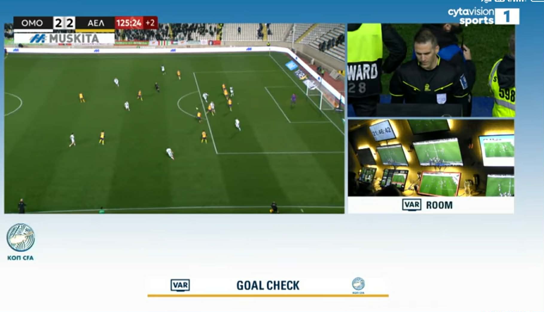 Απίστευτο φινάλε στο Ομόνοια-ΑΕΛ: Το ακυρωθέν γκολ του Σεμέδο στο 121' - Δείτε ΒΙΝΤΕΟ