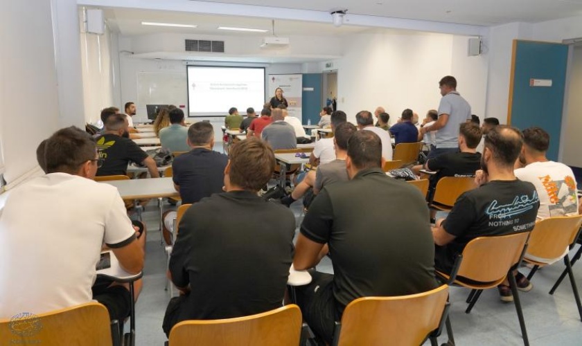 Συνεχίζονται στη Λεμεσό τα σεμινάρια Πρώτων Βοηθειών για Προπονητές Grassroots σε συνεργασία με το Υπουργείο Υγείας Συνεχίζονται στη Λεμεσό τα σεμινάρια Πρώτων Βοηθειών για Προπονητές Grassroots σε συνεργασία με το Υπουργείο Υγείας