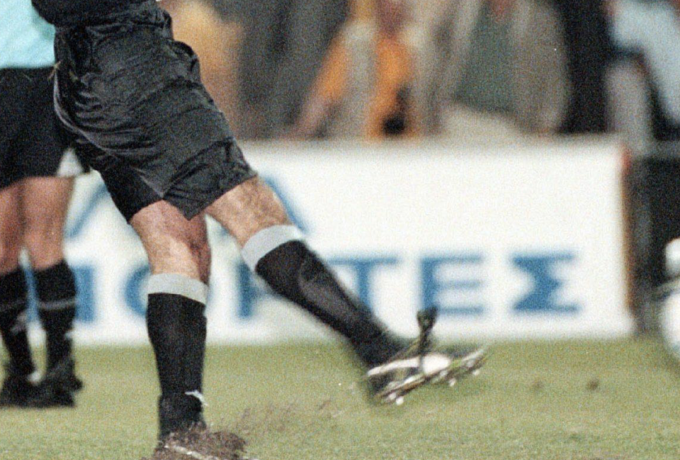 Όταν η μπάλα ζύγιζε 100 κιλά, αναλάμβανε αυτός