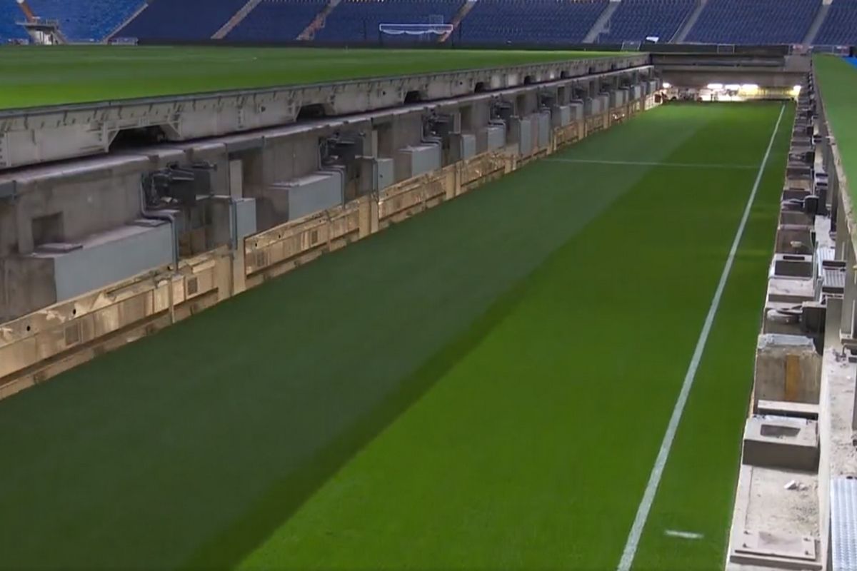 Ρεάλ Μαδρίτης: Το εντυπωσιακό VIDEO με τον ανασυρόμενο αγωνιστικό χώρο του Μπερναμπέου