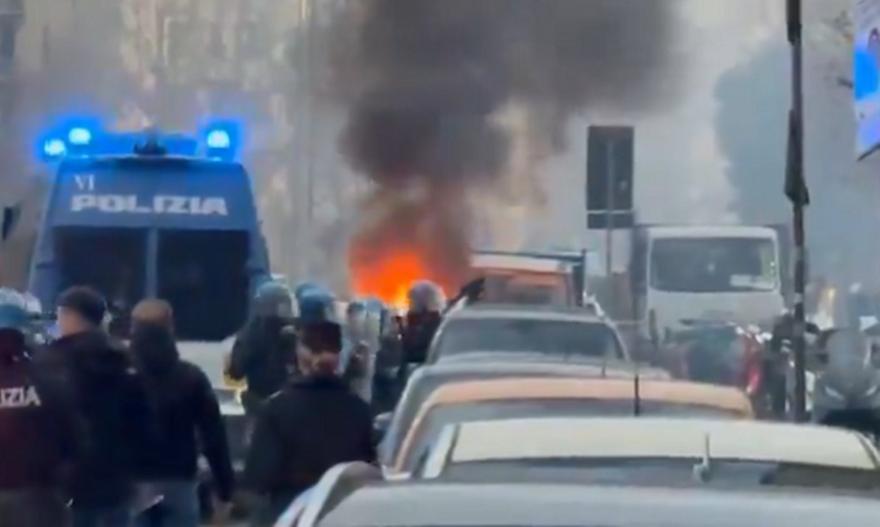 Εκτεταμένα επεισόδια με καμένα οχήματα και τραυματίες (ΦΩΤΟΓΡΑΦΙΕΣ)