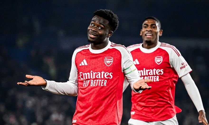 Απόδραση τίτλου από το Μπράιτον η Άρσεναλ - Φρένο της Νότιγχαμ στη Σίτι!