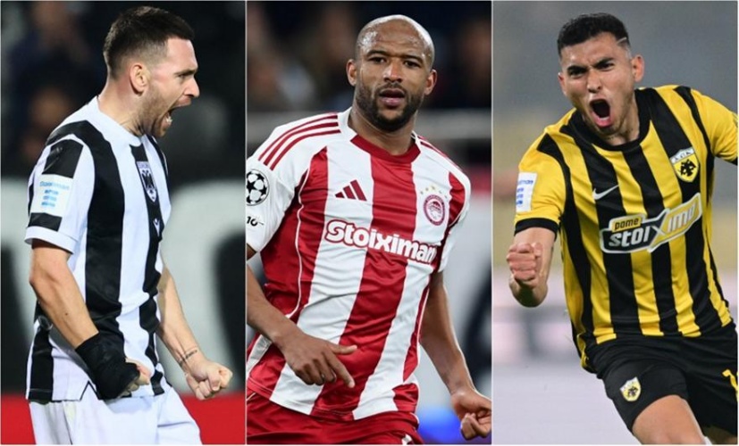 Και τώρα... οι τρεις τους: Στα ίσα ΠΑΟΚ, Ολυμπιακός και ΑΕΚ, ΧΑΜΟΣ για τον τίτλο!