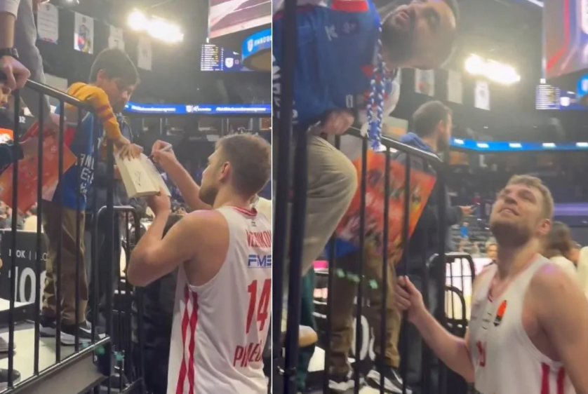 Η πιο όμορφη κίνηση του Βεζένκοφ στο «Εφές-Ολυμπιακός» έγινε μετά το ματς (BINTEO)