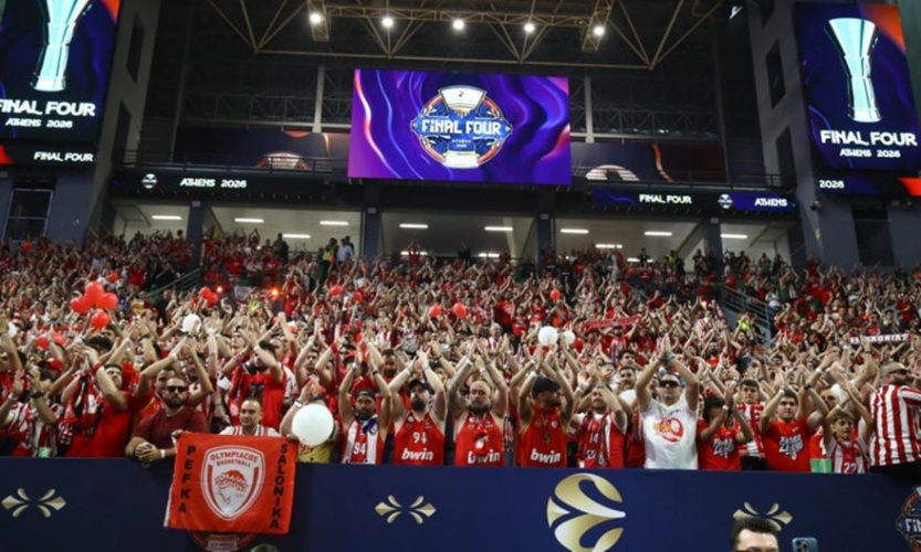 Ερυθρόλευκη ΑΠΟΒΑΣΗ για το Final-4: Σχεδόν 14.000 οπαδοί του Ολυμπιακού στο Telekom Center! (ΦΩΤΟΓΡΑΦΙΕΣ)