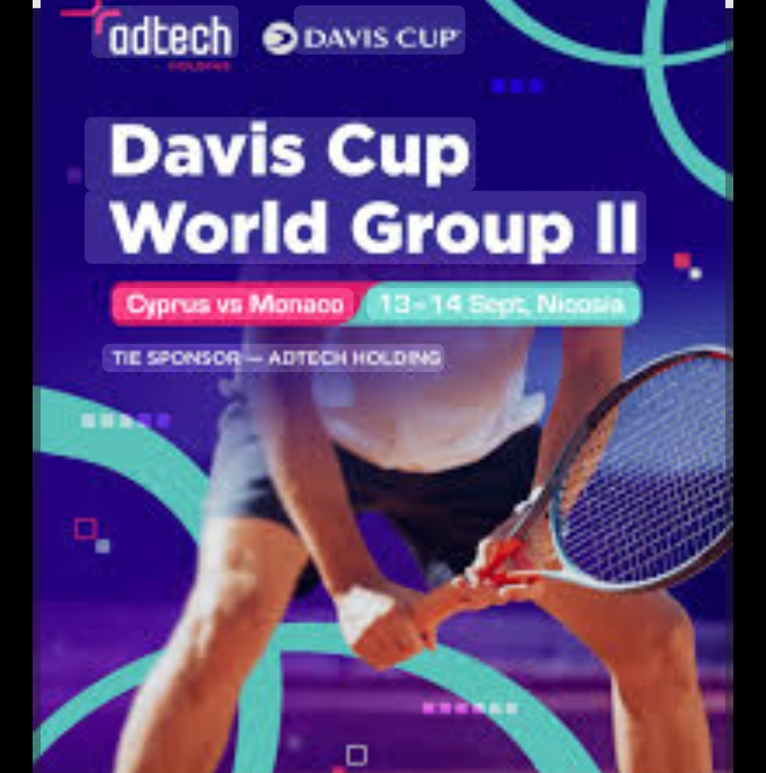 Κύπρος-Μονακό στις 13-14 Σεπτεμβρίου για το Davis Cup Κύπρος-Μονακό στις 13-14 Σεπτεμβρίου για το Davis Cup
