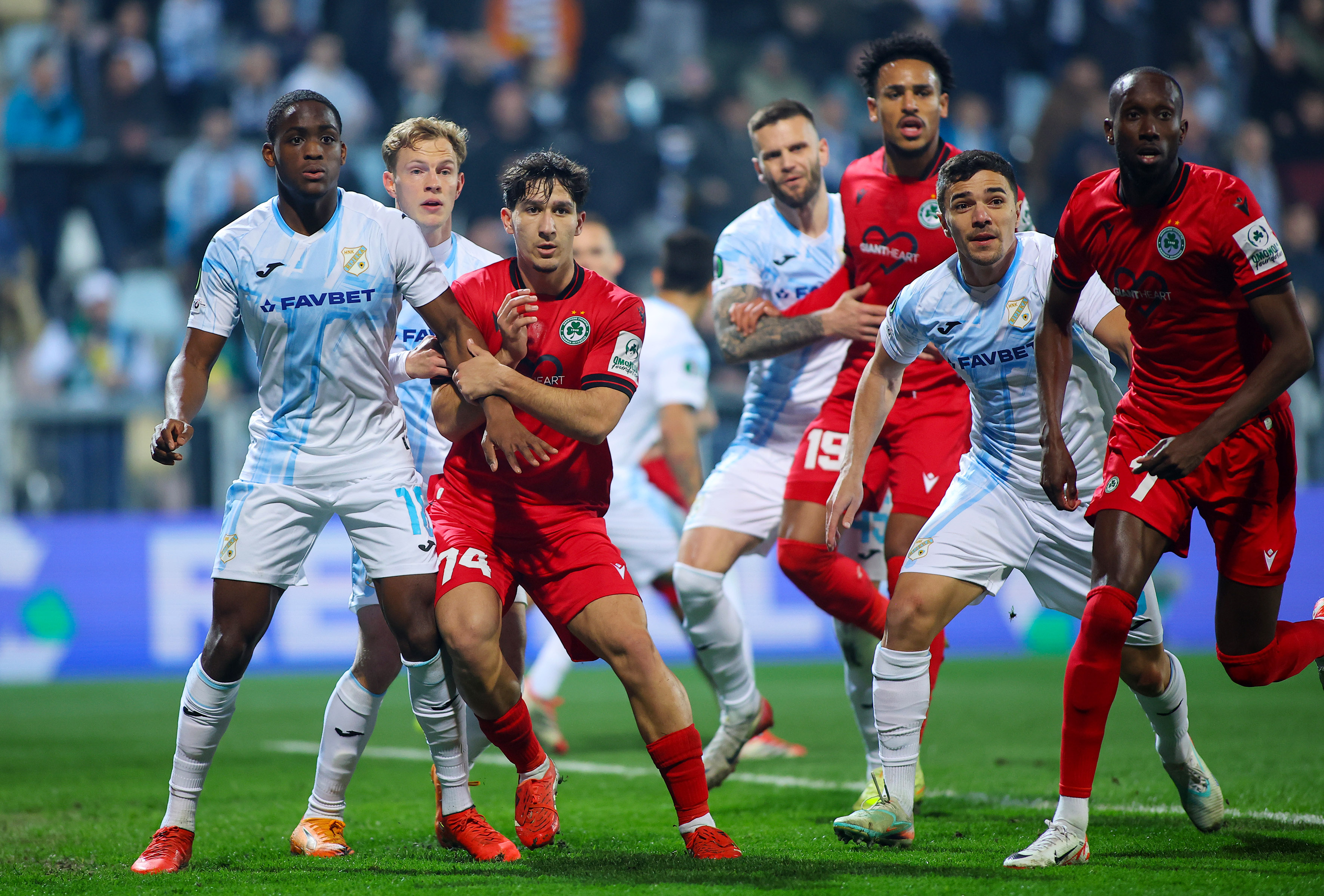 ΦΩΤΟΡΕΠΟΡΤΑΖ από τον αγώνα Ριέκα-Ομόνοια