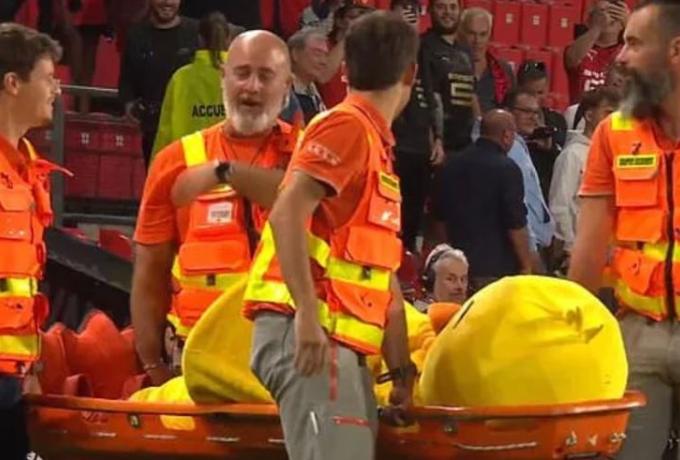 Στο Ρεν-Ναντ χρειάστηκε να πάρουν με φορείο τη... μασκότ! 