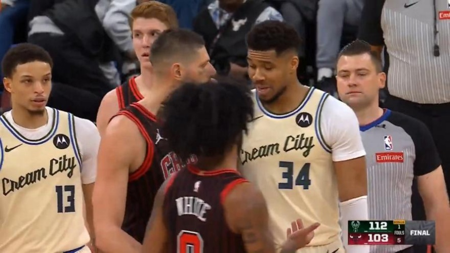 Ένταση στο φινάλε: το κάρφωμα του Αντετοκούνμπο άναψε «φωτιές» στο Μπουλς–Μπακς! (ΒΙΝΤΕΟ)