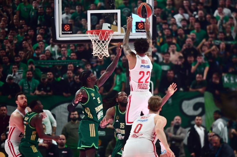 Euroleague: Τα ΣΤΙΓΜΙΟΤΥΠΑ από τη νίκη του Ολυμπιακού επί του Παναθηναϊκού στο ΟΑΚΑ (ΒΙΝΤΕΟ)